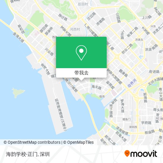 海韵学校-正门地图