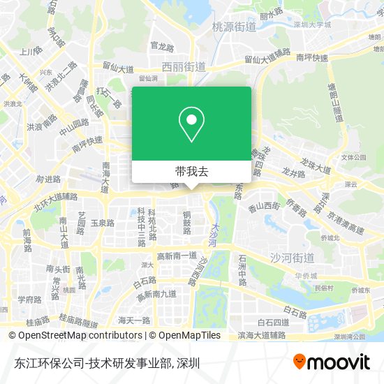 东江环保公司-技术研发事业部地图