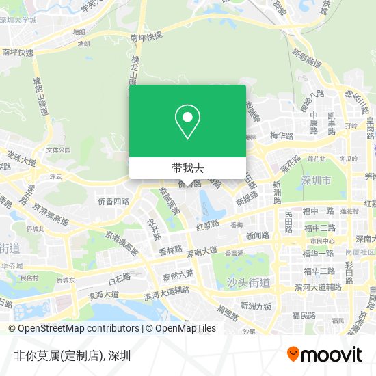 非你莫属(定制店)地图