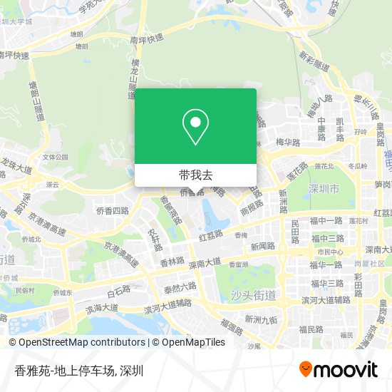 香雅苑-地上停车场地图