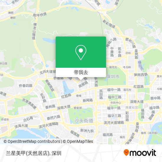 兰星美甲(天然居店)地图