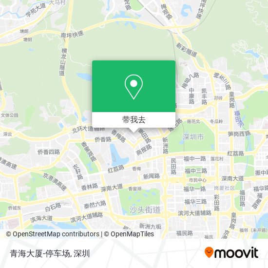 青海大厦-停车场地图