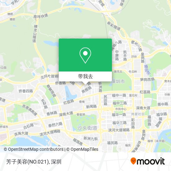 芳子美容(NO.021)地图