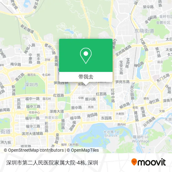 深圳市第二人民医院家属大院-4栋地图