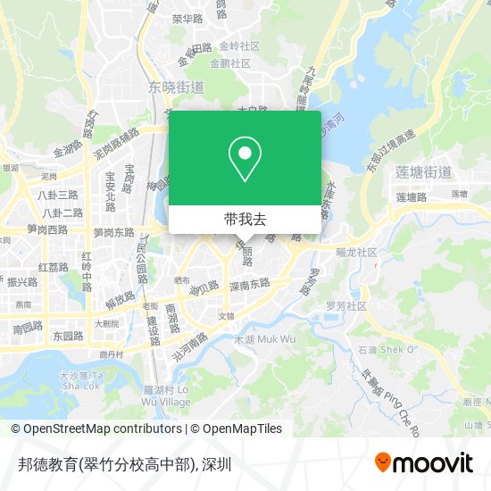 邦德教育(翠竹分校高中部)地图