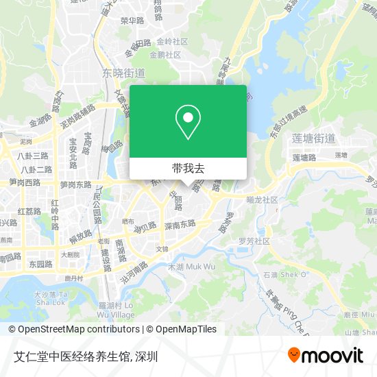 艾仁堂中医经络养生馆地图