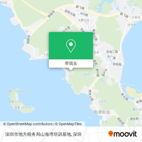 深圳市地方税务局山海湾培训基地地图