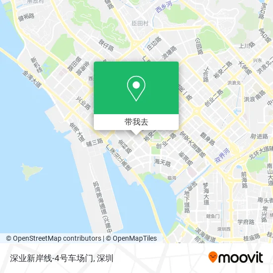 深业新岸线-4号车场门地图