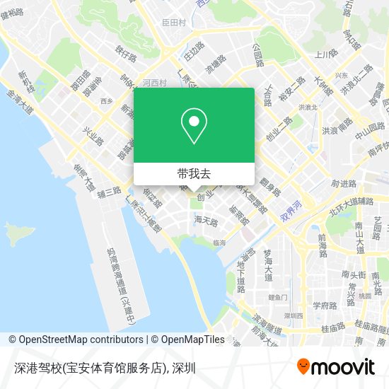 深港驾校(宝安体育馆服务店)地图