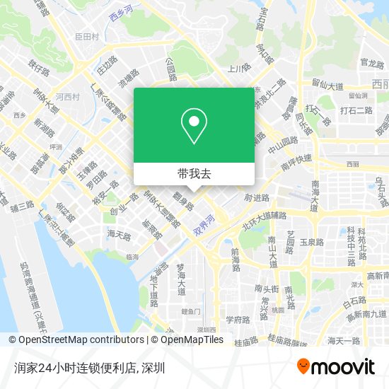润家24小时连锁便利店地图