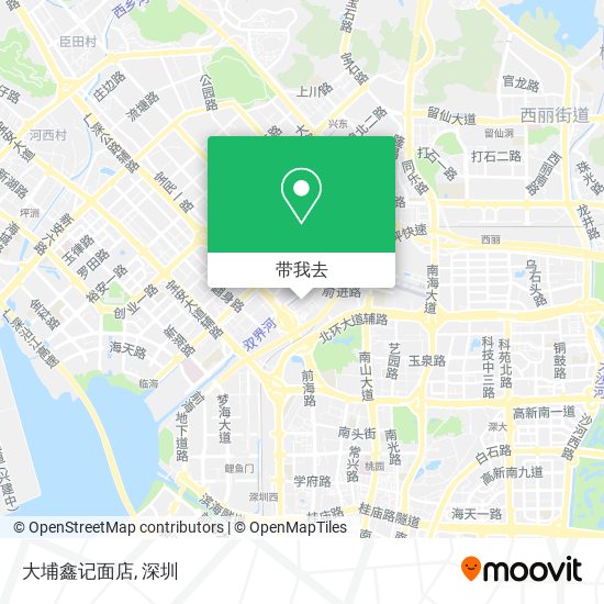 大埔鑫记面店地图