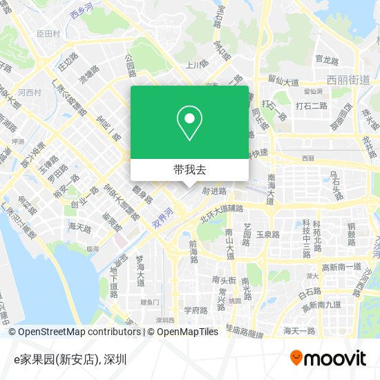 e家果园(新安店)地图
