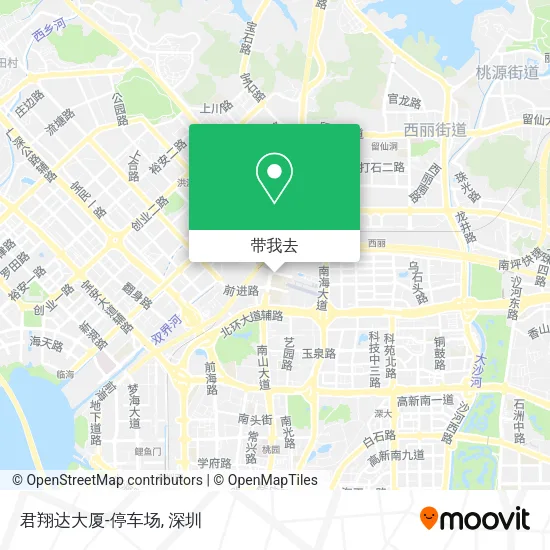 君翔达大厦-停车场地图