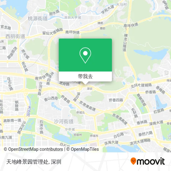 天地峰景园管理处地图