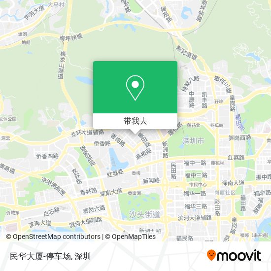 民华大厦-停车场地图