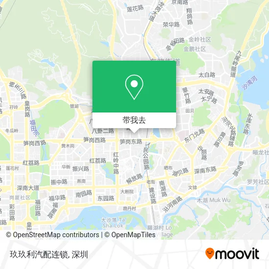 玖玖利汽配连锁地图