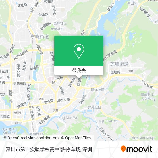 深圳市第二实验学校高中部-停车场地图