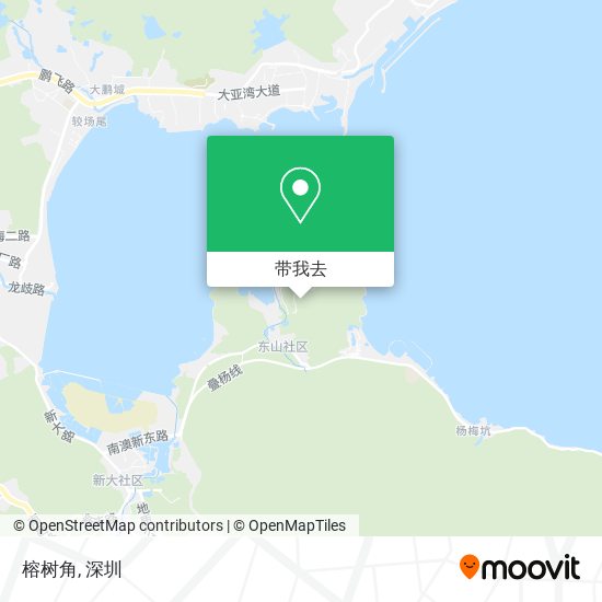 榕树角地图