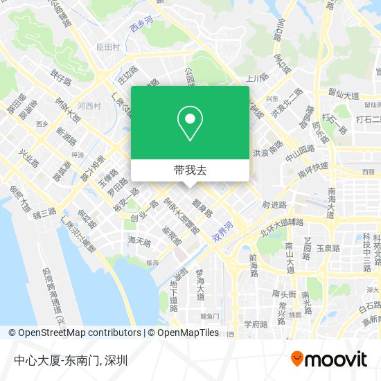 中心大厦-东南门地图