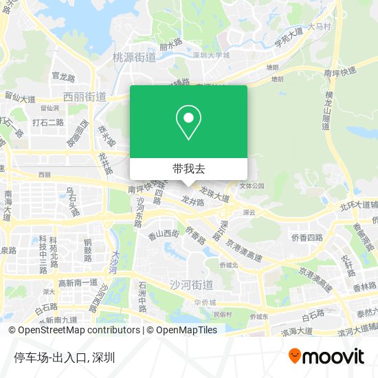 停车场-出入口地图