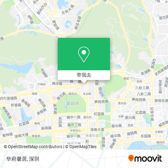 华府馨居地图