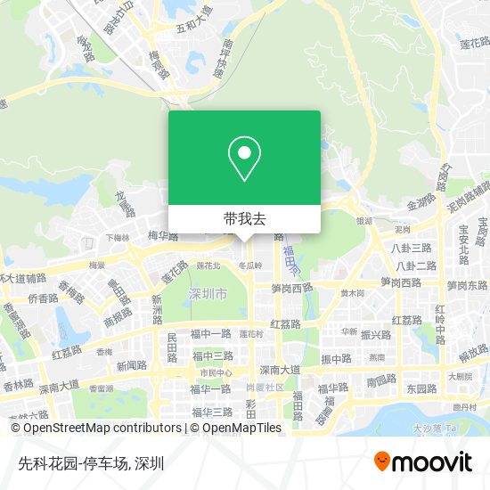 先科花园-停车场地图