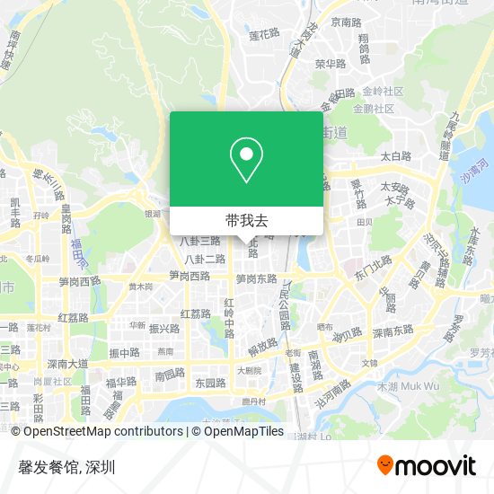 馨发餐馆地图