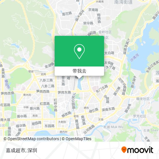 嘉成超市地图