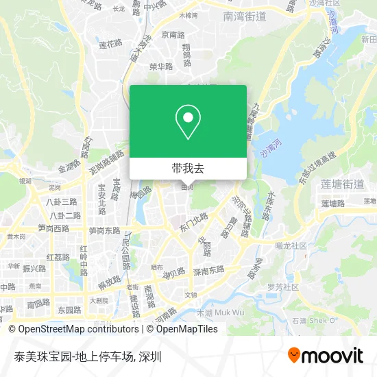 泰美珠宝园-地上停车场地图