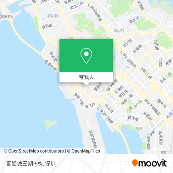 富通城三期-5栋地图