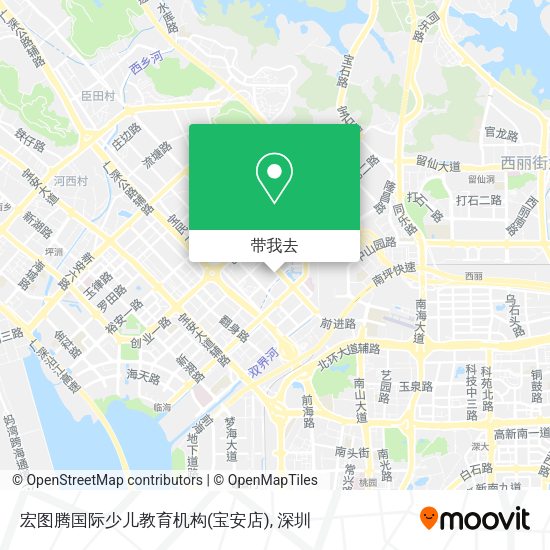 宏图腾国际少儿教育机构(宝安店)地图