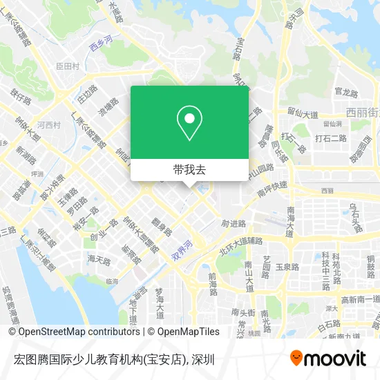 宏图腾国际少儿教育机构(宝安店)地图