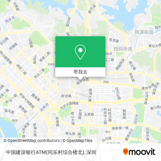 中国建设银行ATM(同乐村综合楼北)地图