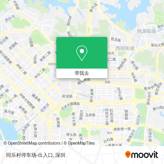 同乐村停车场-出入口地图
