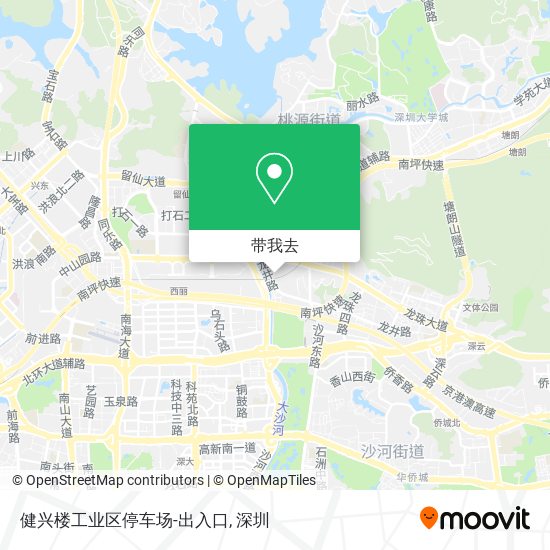 健兴楼工业区停车场-出入口地图