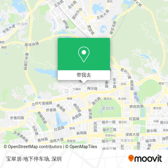 宝翠居-地下停车场地图