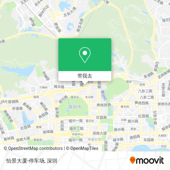 怡景大厦-停车场地图