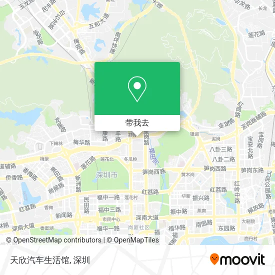 天欣汽车生活馆地图