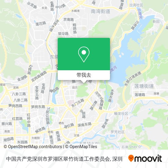 中国共产党深圳市罗湖区翠竹街道工作委员会地图