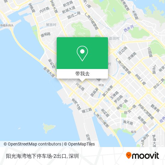 阳光海湾地下停车场-2出口地图