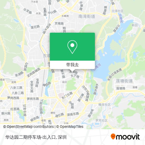 华达园二期停车场-出入口地图