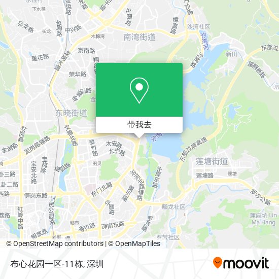 布心花园一区-11栋地图