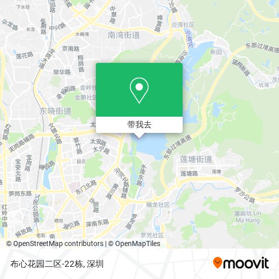 布心花园二区-22栋地图