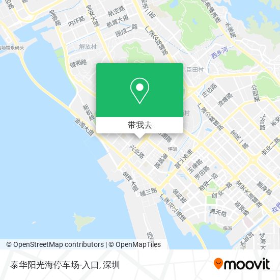 泰华阳光海停车场-入口地图