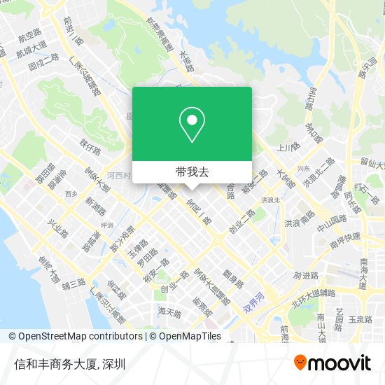 信和丰商务大厦地图