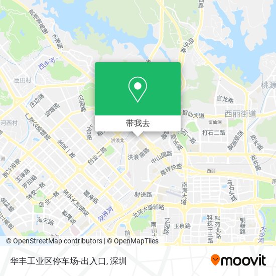 华丰工业区停车场-出入口地图