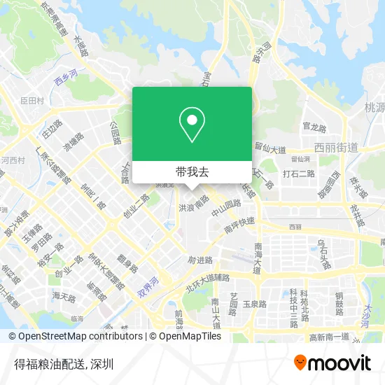 得福粮油配送地图