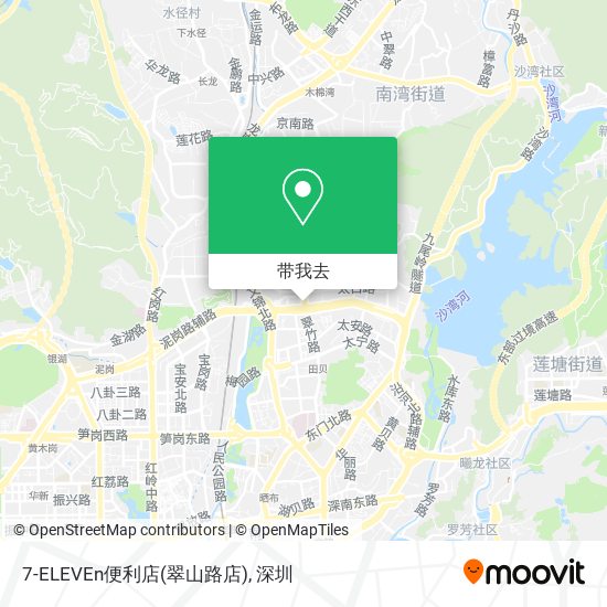 7-ELEVEn便利店(翠山路店)地图