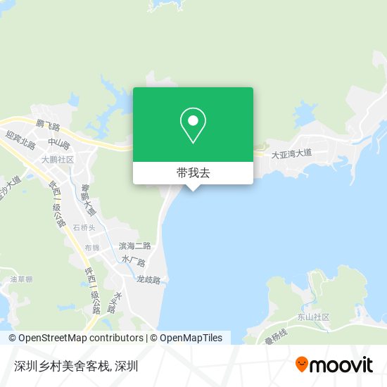 深圳乡村美舍客栈地图