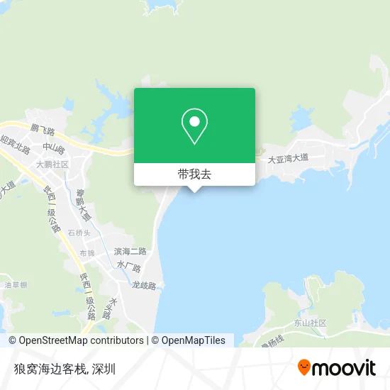 狼窝海边客栈地图